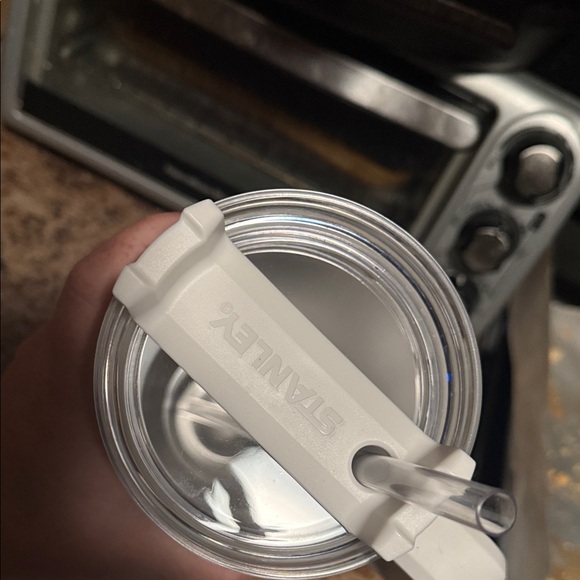 Stanley Speckled White Tumbler with Handle - Picture 3 of 4